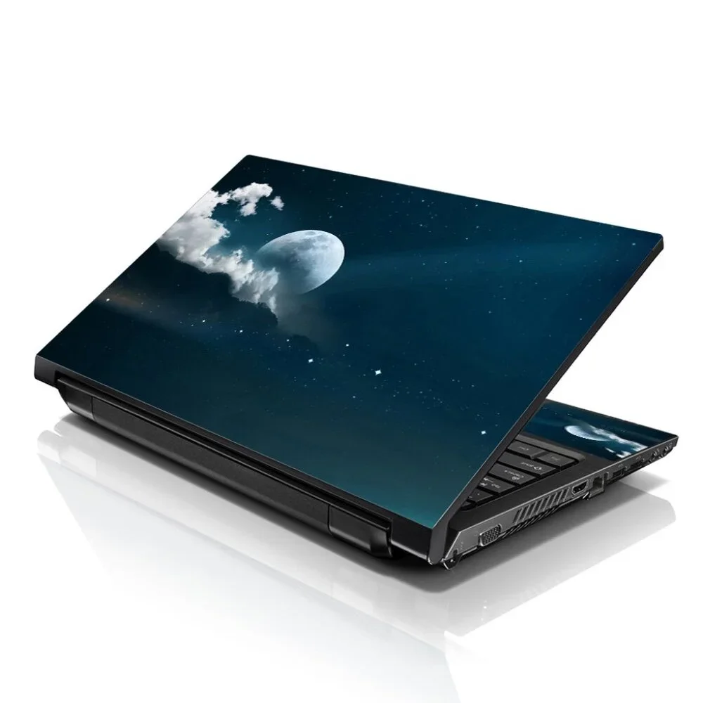 LSS 15.6 & 17.3 Inches Laptop Notebook Skin Sticker Decal - Moon